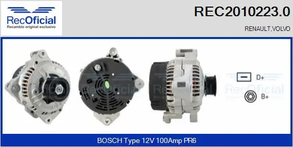 Alternator (REC2010223.0)