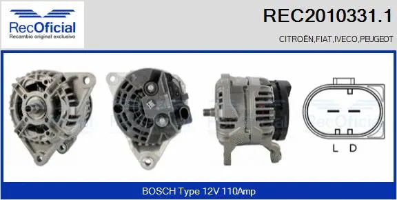 Alternator (REC2010331.1)