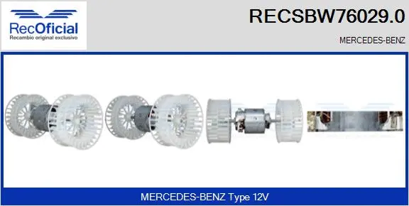 Interior Blower (RECSBW76029.0)