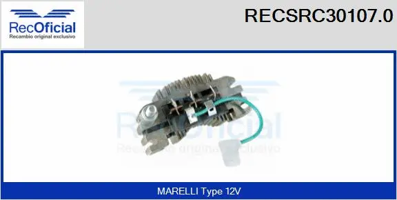 Rectifier, alternator (RECSRC30107.0)