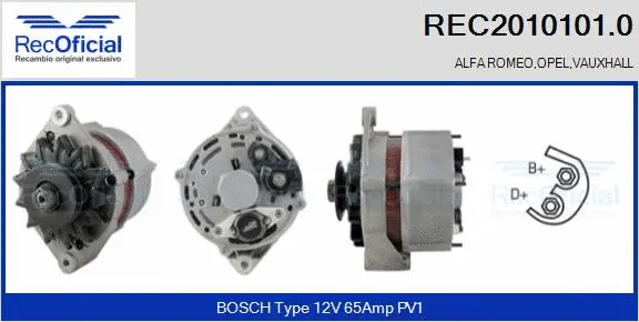 Alternator (REC2010101.0)