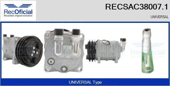 Compressor, air conditioning (RECSAC38007.1)