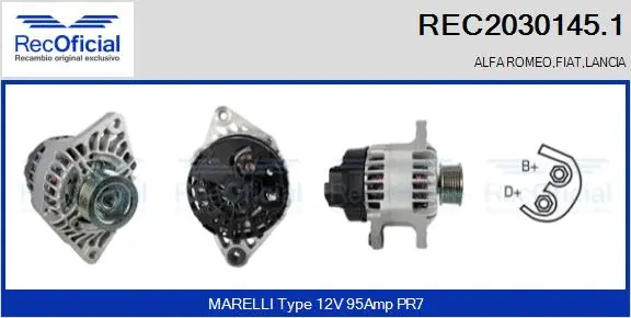 Alternator (REC2030145.1)