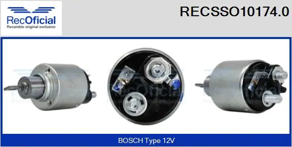 Solenoid Switch, starter (RECSSO10174.0)