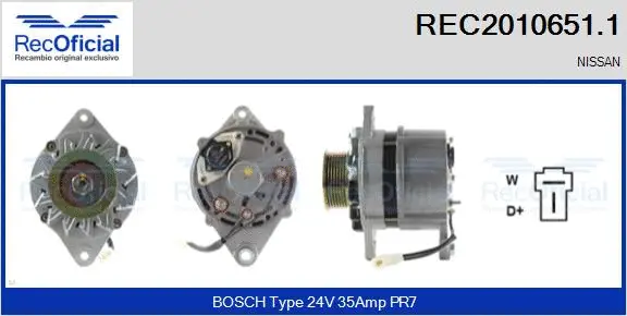 Alternator (REC2010651.1)