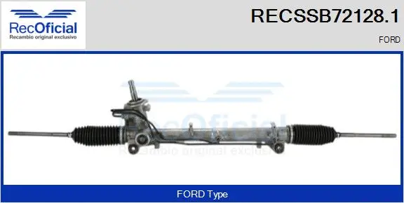 Steering Gear (RECSSB72128.1)