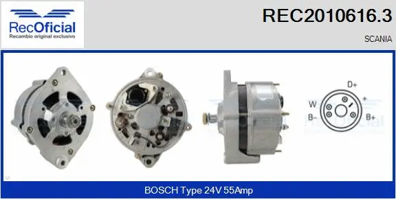 Alternator (REC2010616.3)