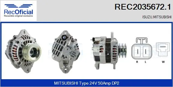 Alternator (REC2035672.1)