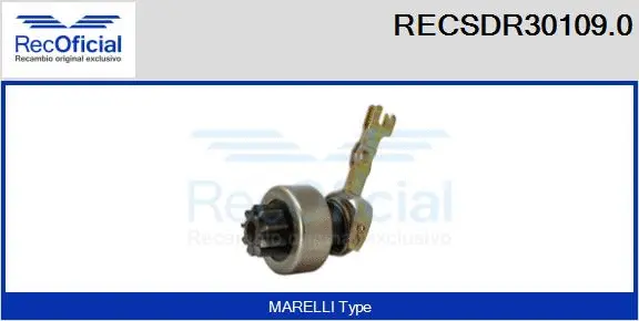Pinion, starter (RECSDR30109.0)
