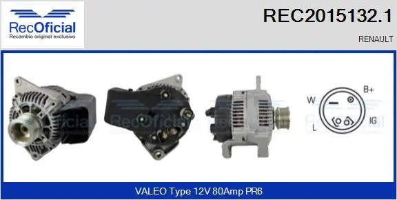 Alternator (REC2015132.1)