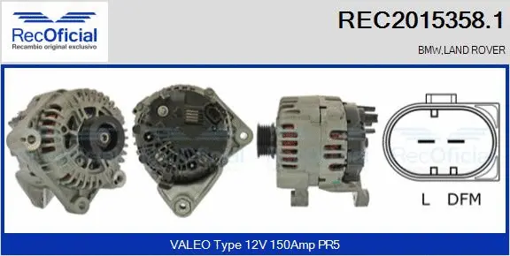 Alternator (REC2015358.1)