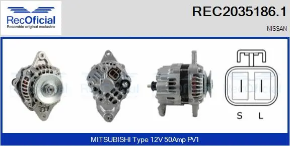 Alternator (REC2035186.1)