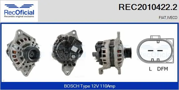 Alternator (REC2010422.2)