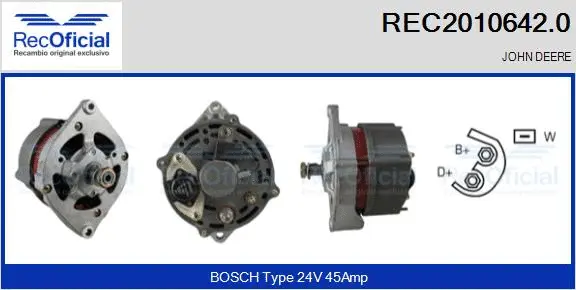 Alternator (REC2010642.0)
