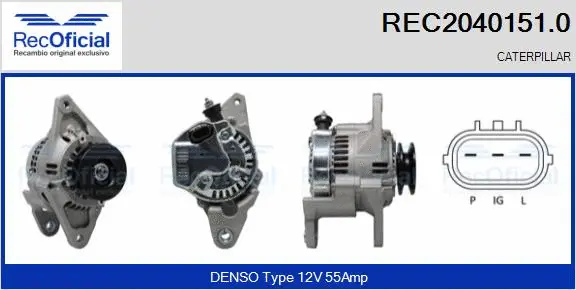 Alternator (REC2040151.0)
