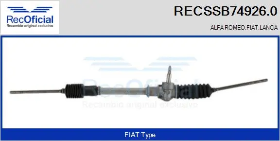 Steering Gear (RECSSB74926.0)