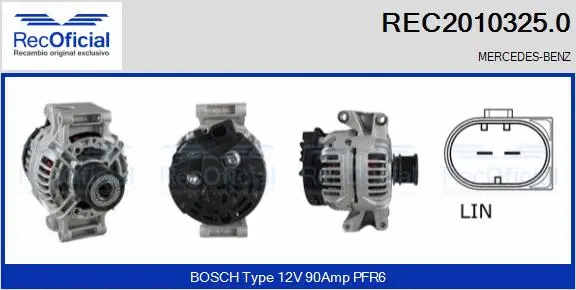 Alternator (REC2010325.0)