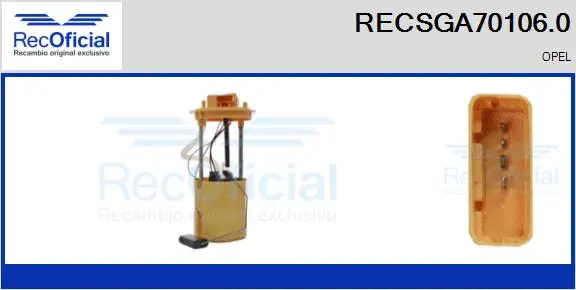 Fuel Feed Unit (RECSGA70106.0)