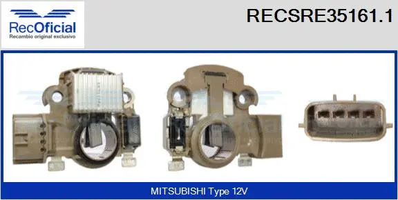 Alternator Regulator (RECSRE35161.1)