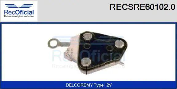 Alternator Regulator (RECSRE60102.0)