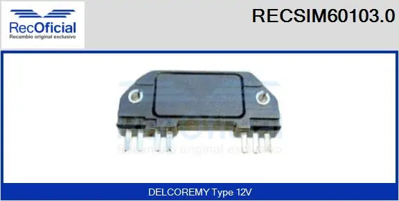Switch Unit, ignition system (RECSIM60103.0)