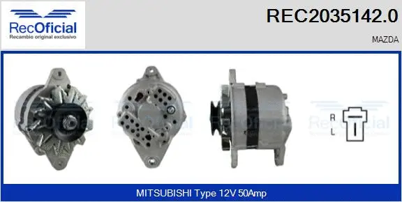 Alternator (REC2035142.0)