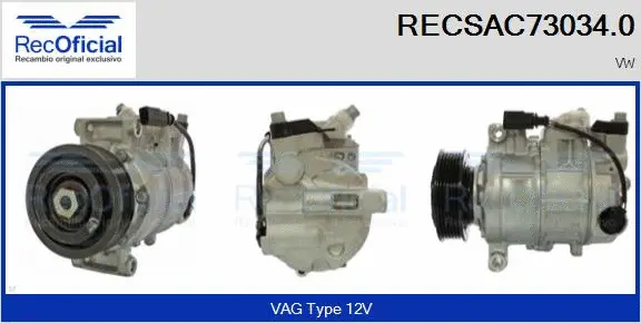 Compressor, air conditioning (RECSAC73034.0)