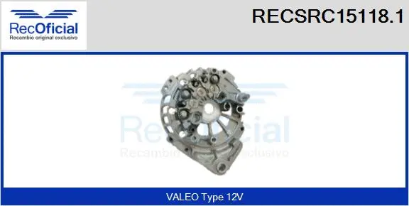 Rectifier, alternator (RECSRC15118.1)