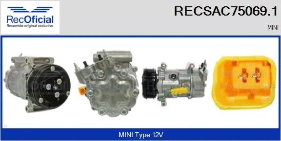 Compressor, air conditioning (RECSAC75069.1)