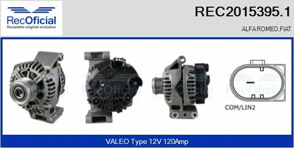 Alternator (REC2015395.1)