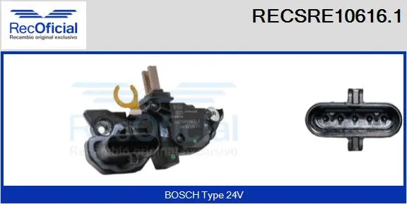 Alternator Regulator (RECSRE10616.1)