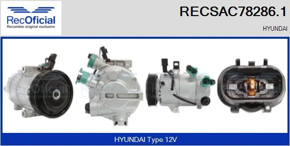 Compressor, air conditioning (RECSAC78286.1)
