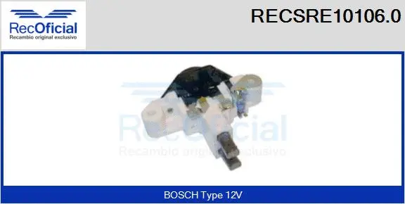Alternator Regulator (RECSRE10106.0)