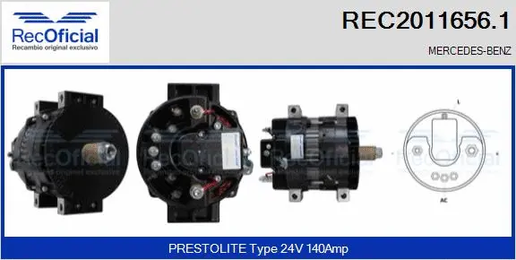 Alternator (REC2011656.1)