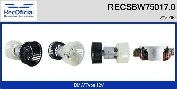 Interior Blower (RECSBW75017.0)