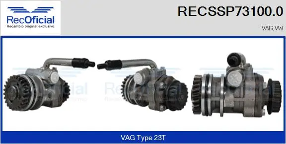 Hydraulic Pump, steering (RECSSP73100.0)