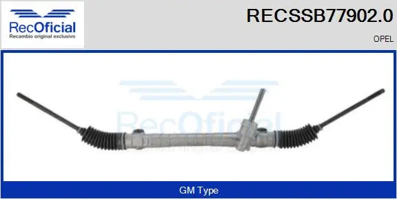 Steering Gear (RECSSB77902.0)