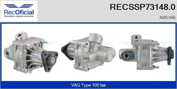 Hydraulic Pump, steering (RECSSP73148.0)