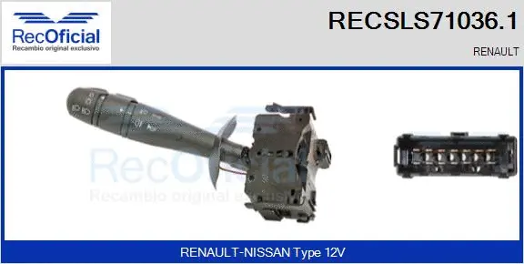 Steering Column Switch (RECSLS71036.1)