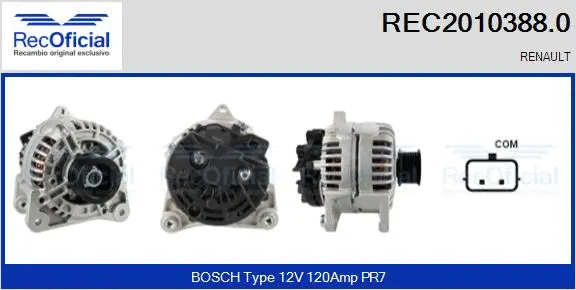 Alternator (REC2010388.0)