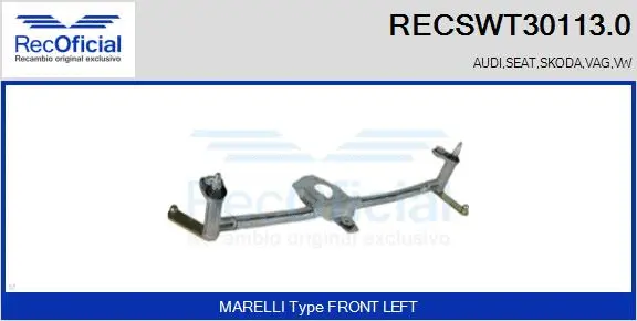 Wiper Linkage (RECSWT30113.0)