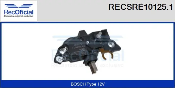 Alternator Regulator (RECSRE10125.1)