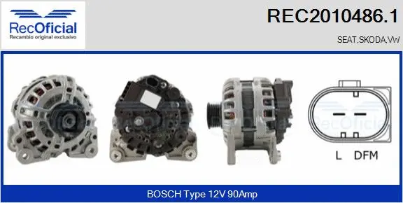 Alternator (REC2010486.1)