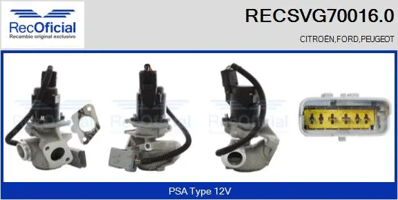 EGR Valve (RECSVG70016.0)