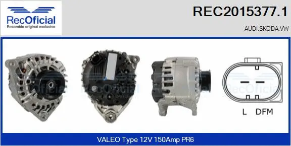 Alternator (REC2015377.1)