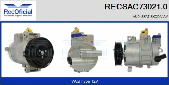 Compressor, air conditioning (RECSAC73021.0)