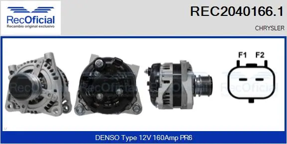 Alternator (REC2040166.1)