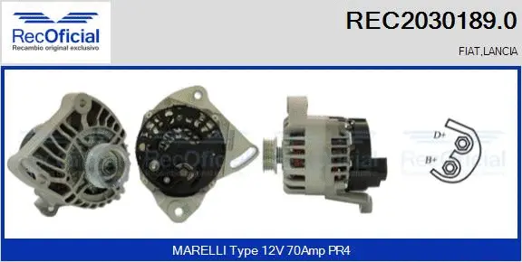 Alternator (REC2030189.0)