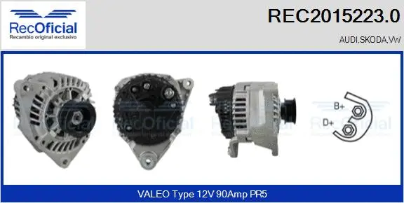 Alternator (REC2015223.0)