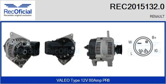 Alternator (REC2015132.0)